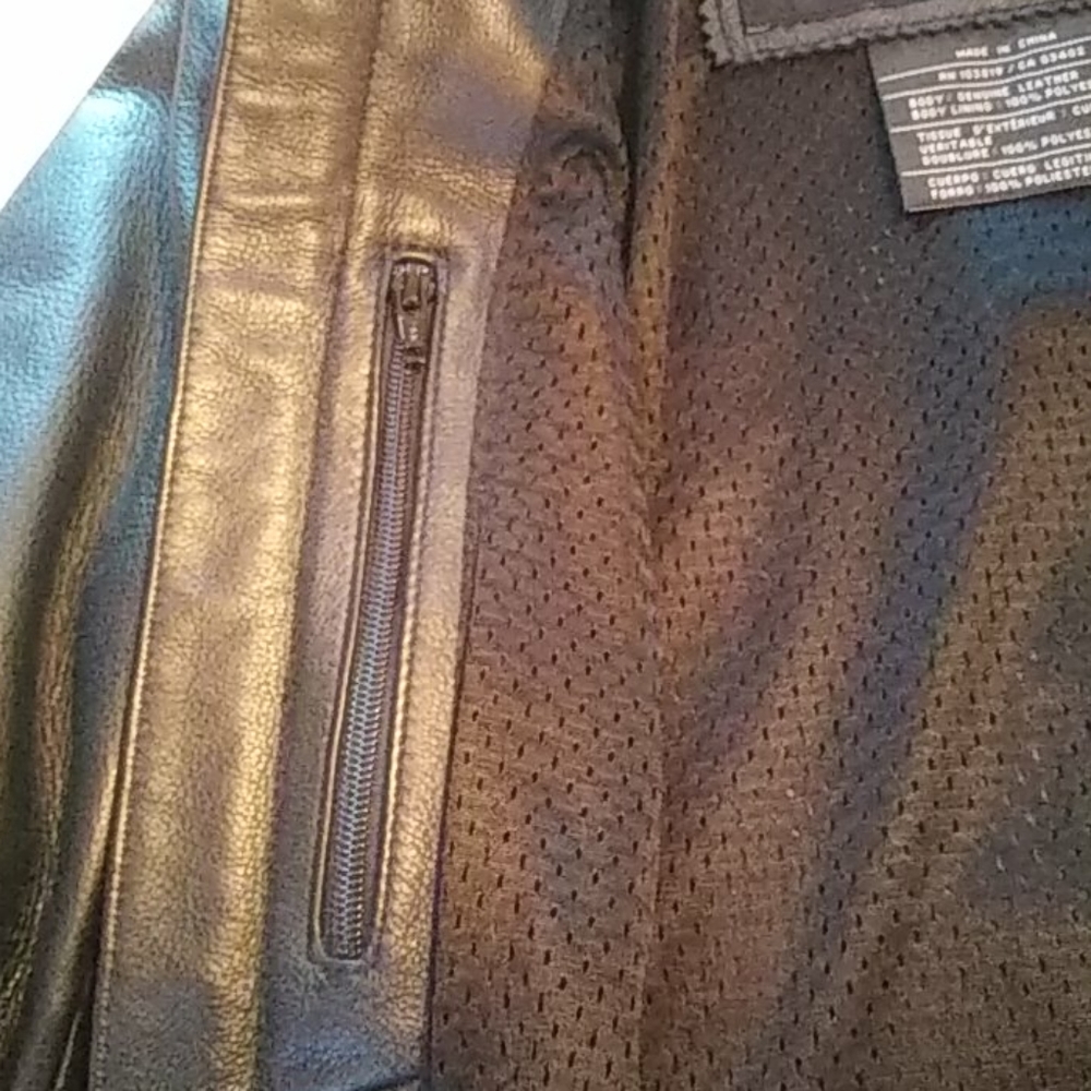 SOLD-Harley Davidson Leather Coat - Picture 15 of 15
